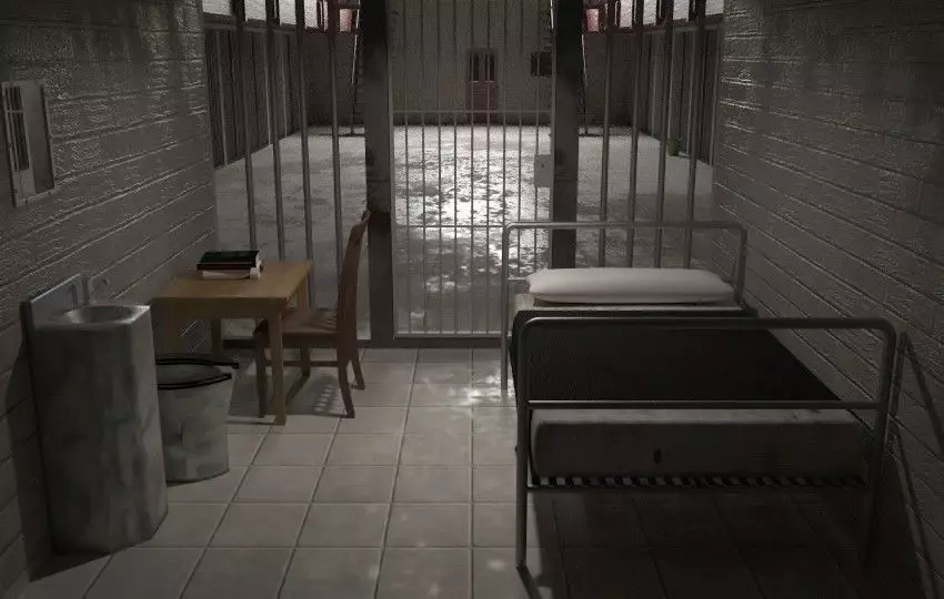 Prison Cell 3D model_0