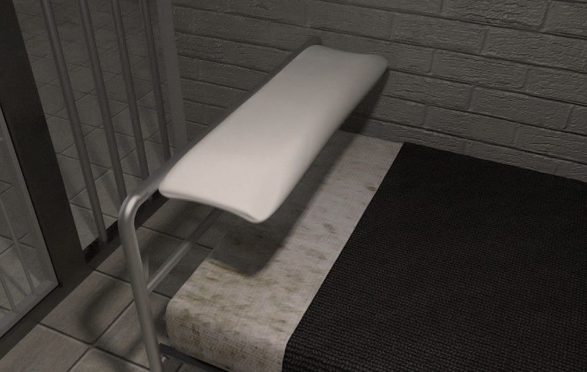 Prison Cell 3D model_3