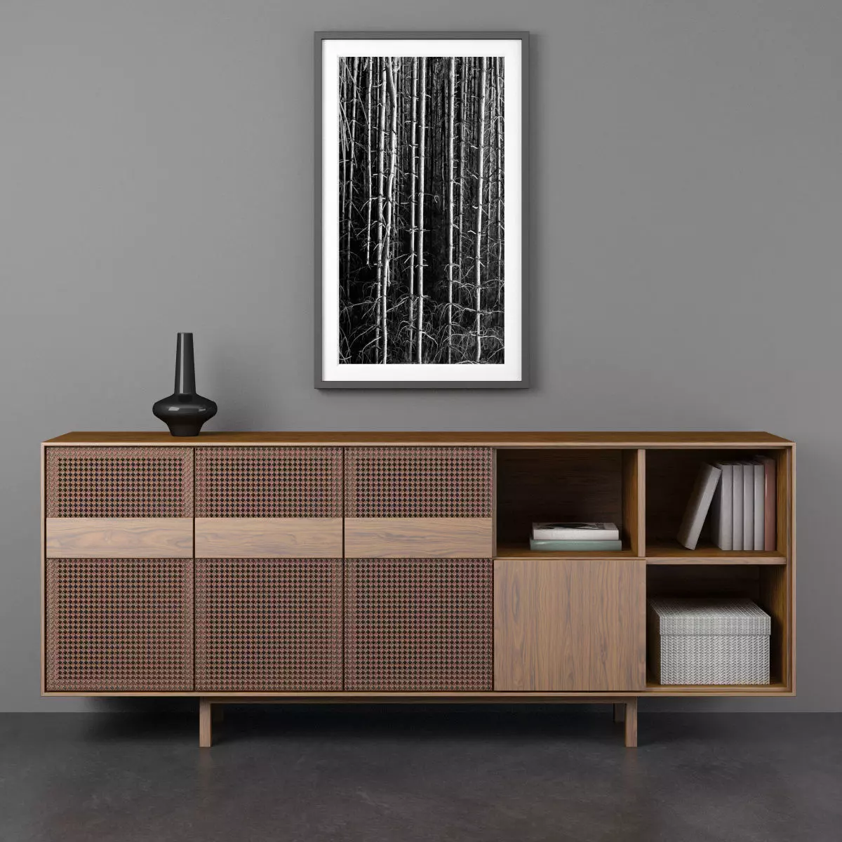 Sideboard Danish 60s Teak 3D model