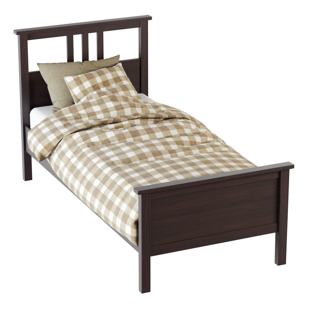 Bed Hemnes 3D model_1