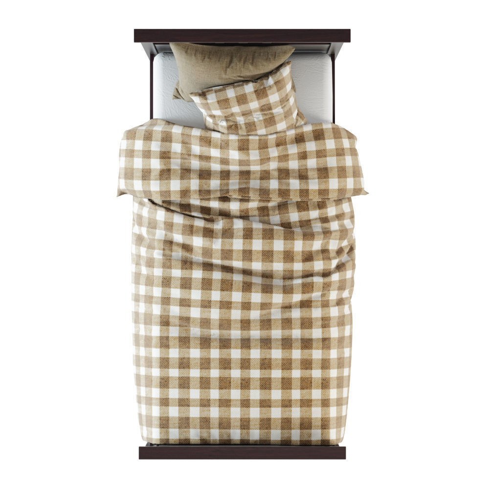 Bed Hemnes 3D model_5