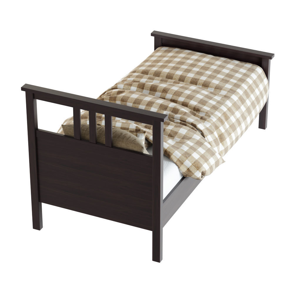 Bed Hemnes 3D model_3