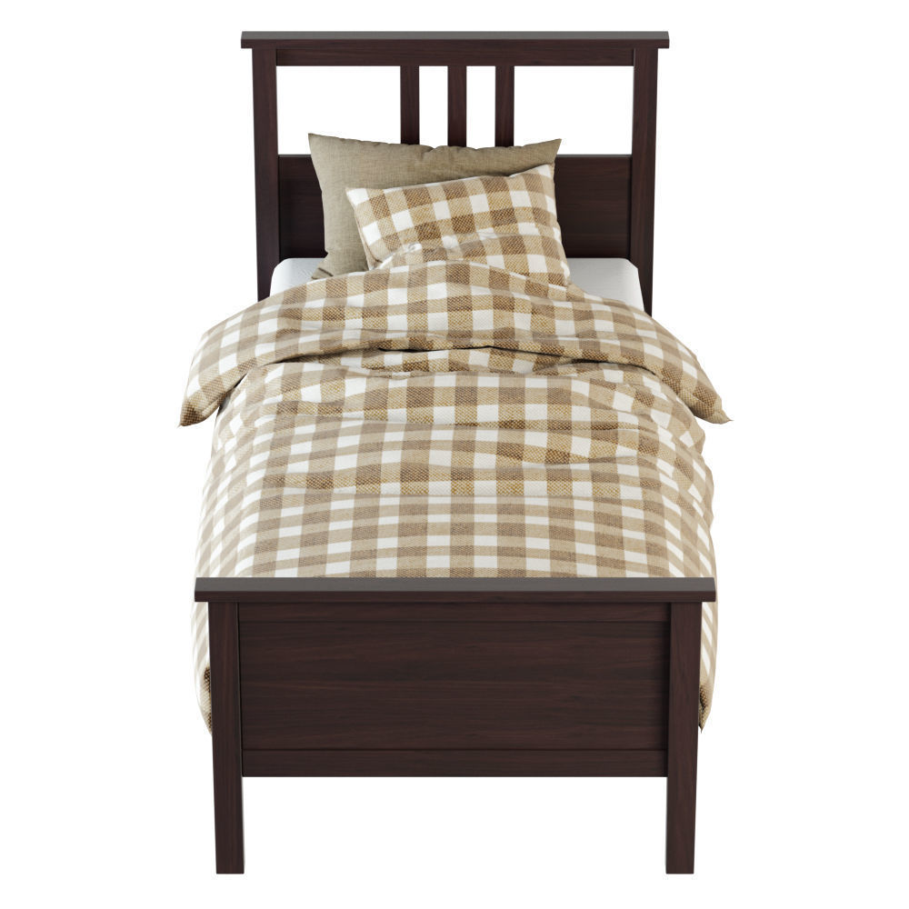 Bed Hemnes 3D model_2