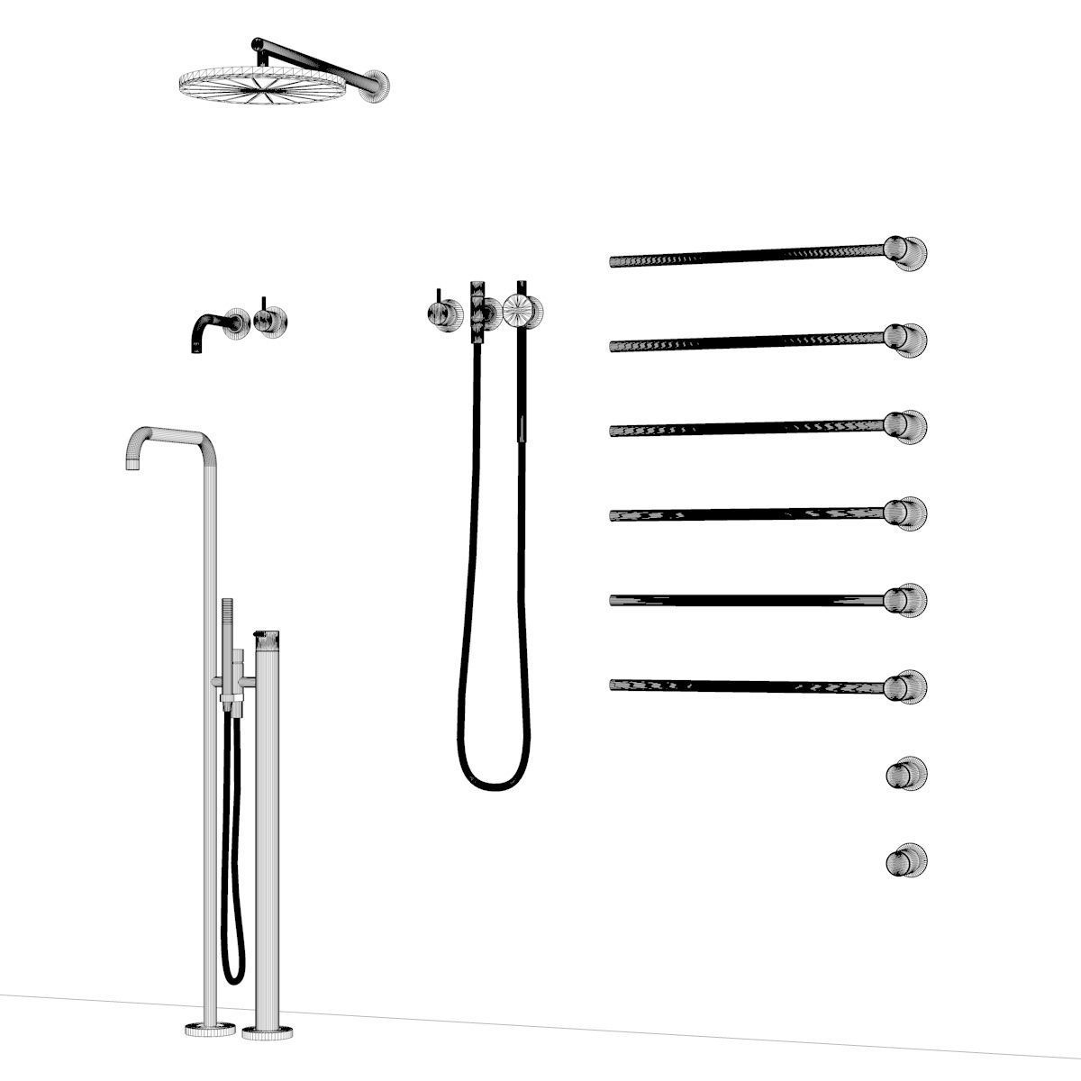 Faucets Vola 3D model_1