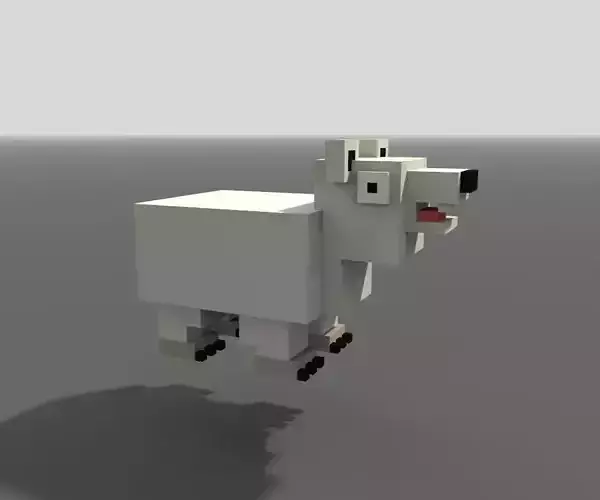 Voxel Polar Bear