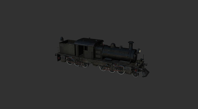 Train Construction Kit Low-poly 3D model 6