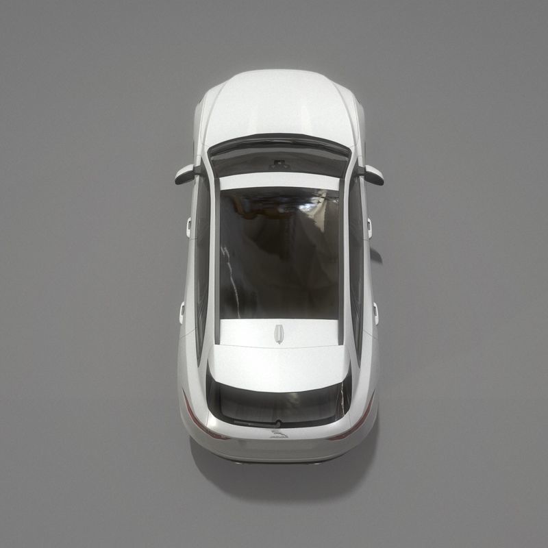 SUV Low Poly Collection jaguar pace Low-poly 3D model_7