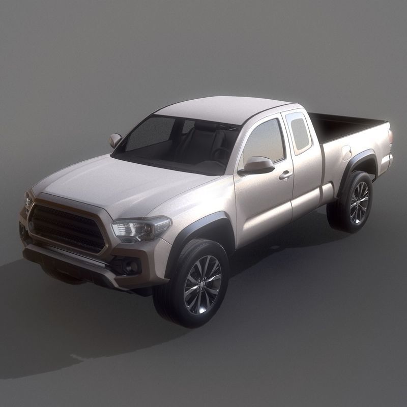 SUV Low Poly Collection jaguar pace Low-poly 3D model_24