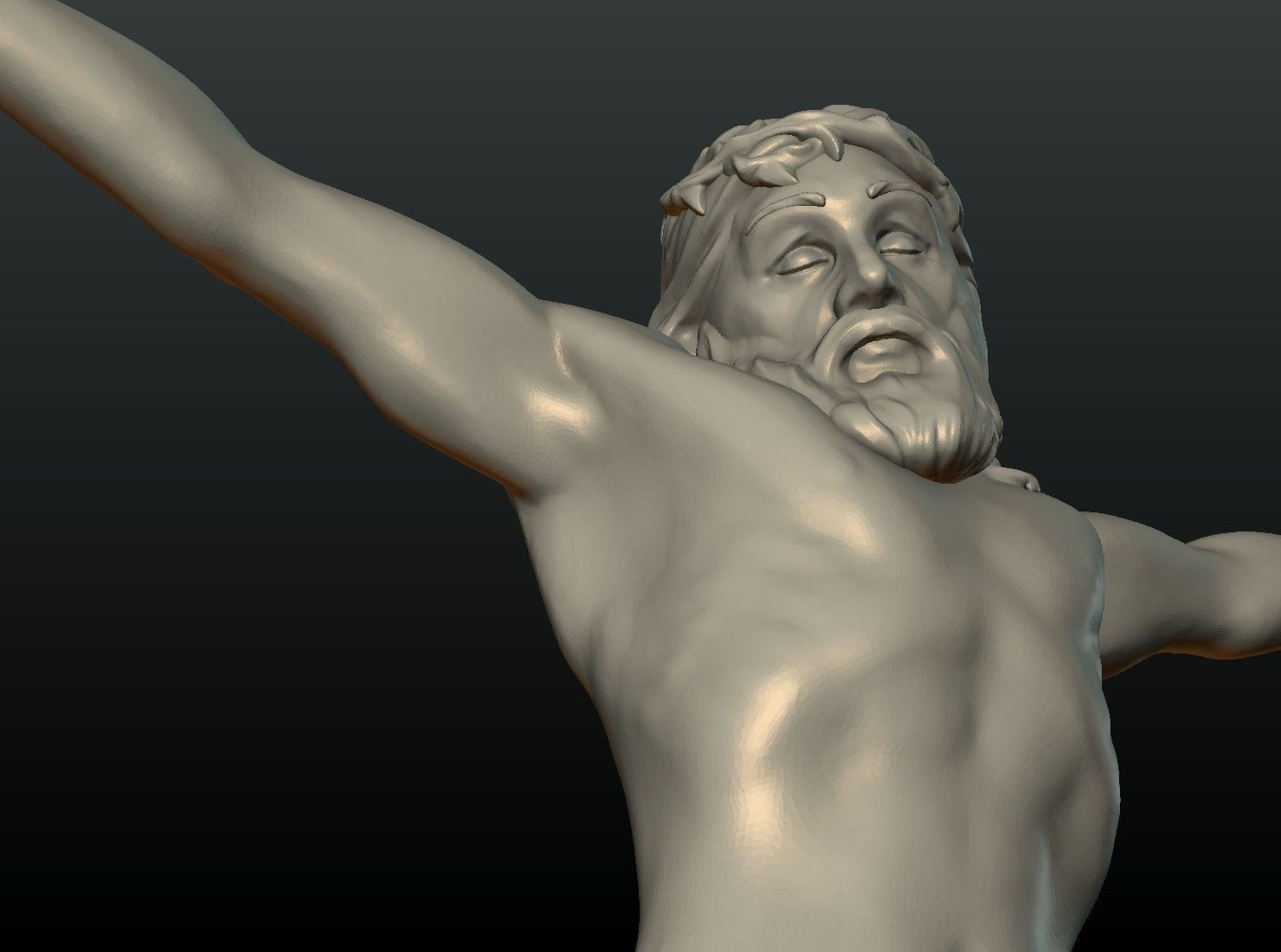 Crucifixion Jesus Christ 3D print model_17