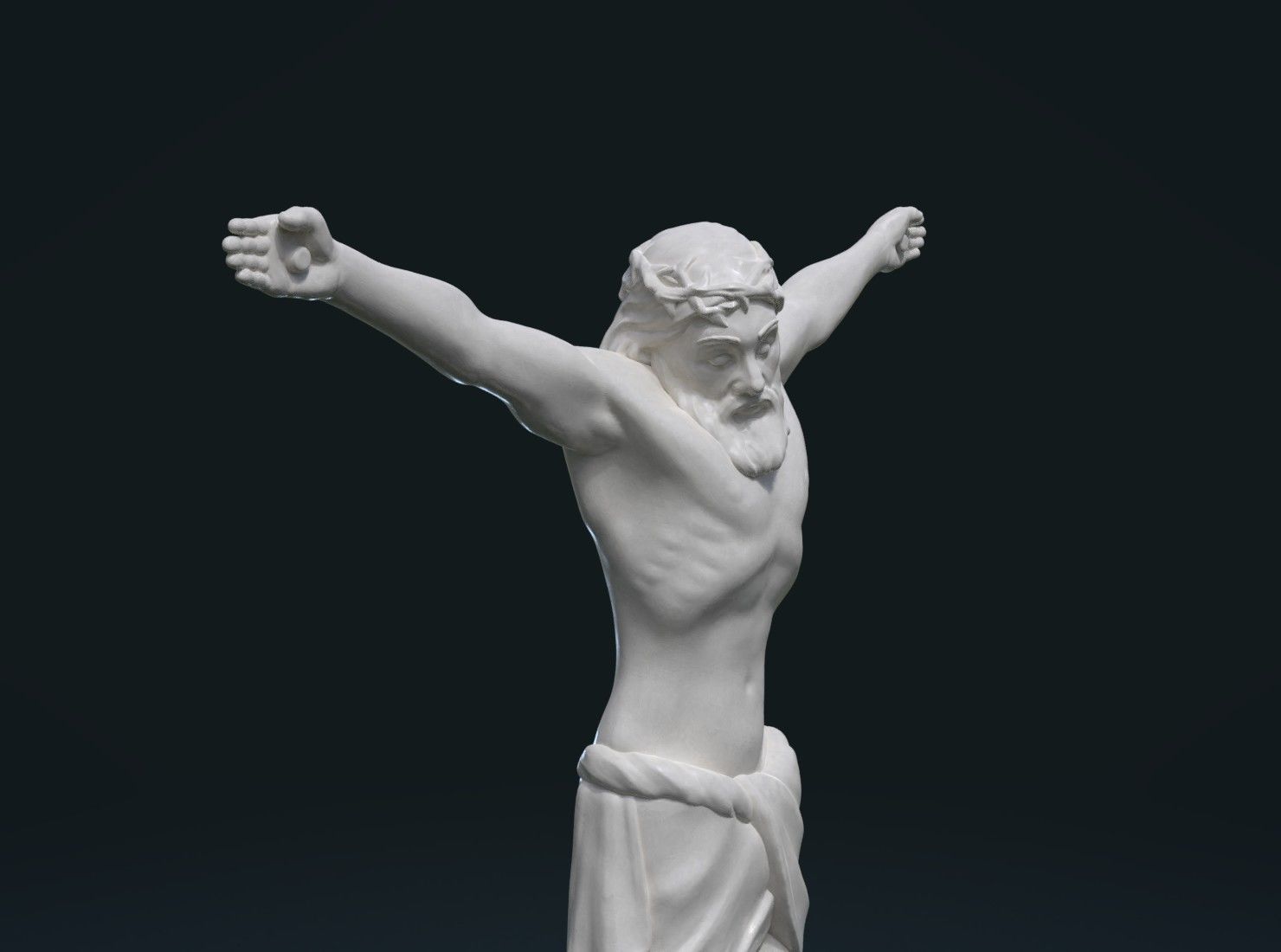 Crucifixion Jesus Christ 3D print model_4