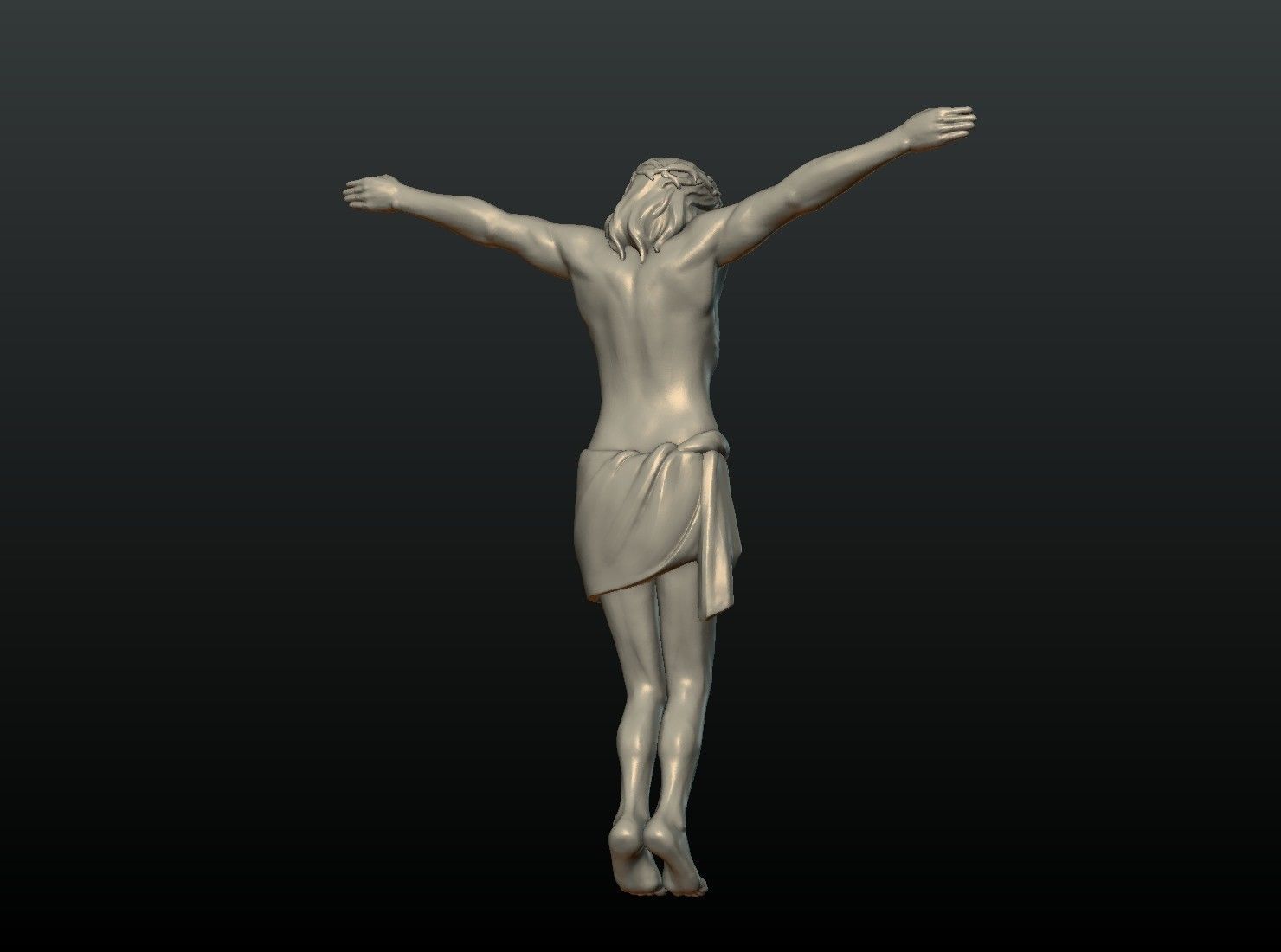 Crucifixion Jesus Christ 3D print model_14
