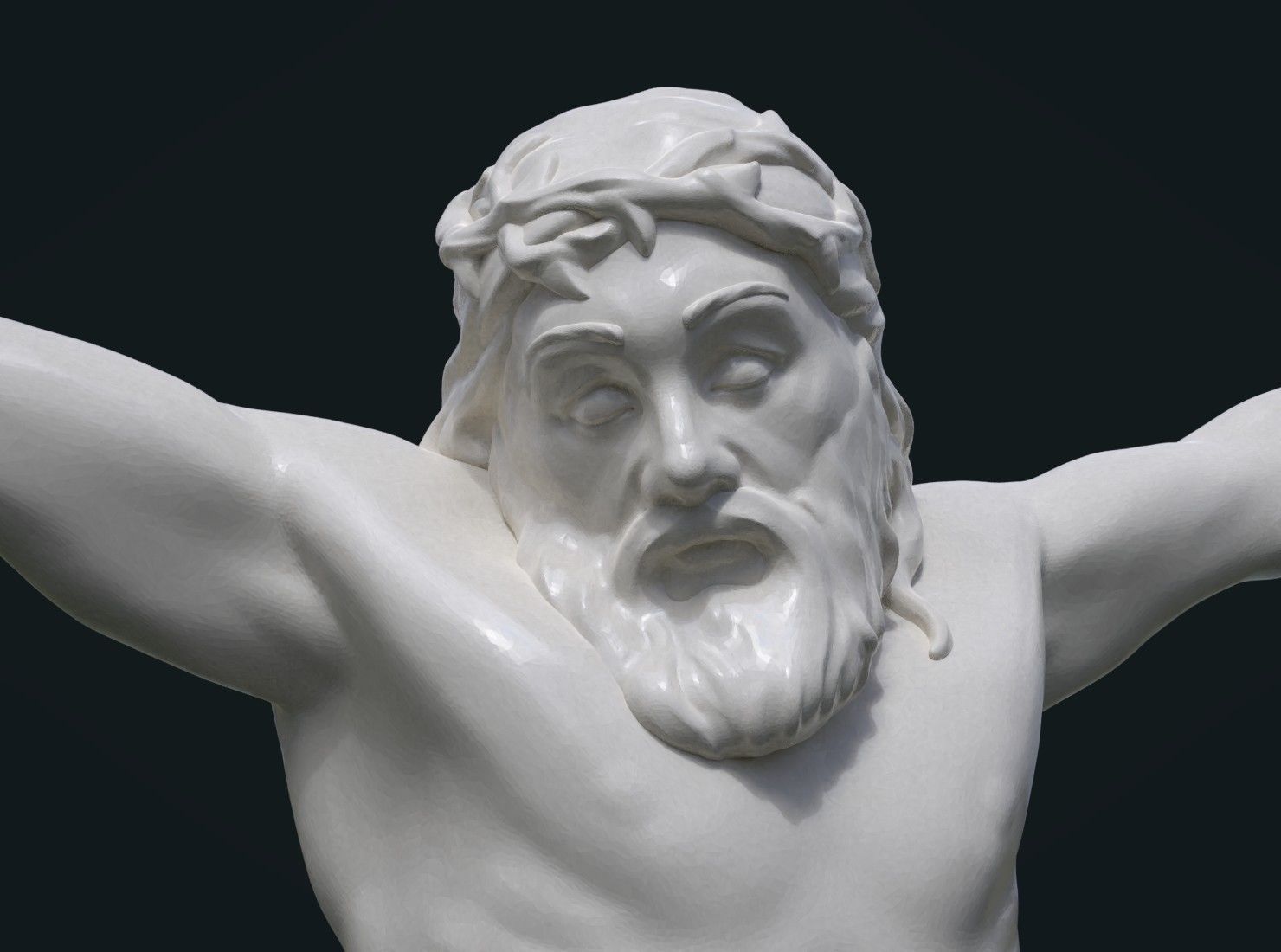 Crucifixion Jesus Christ 3D print model_5