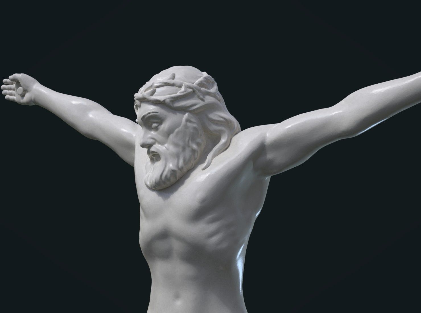 Crucifixion Jesus Christ 3D print model_7
