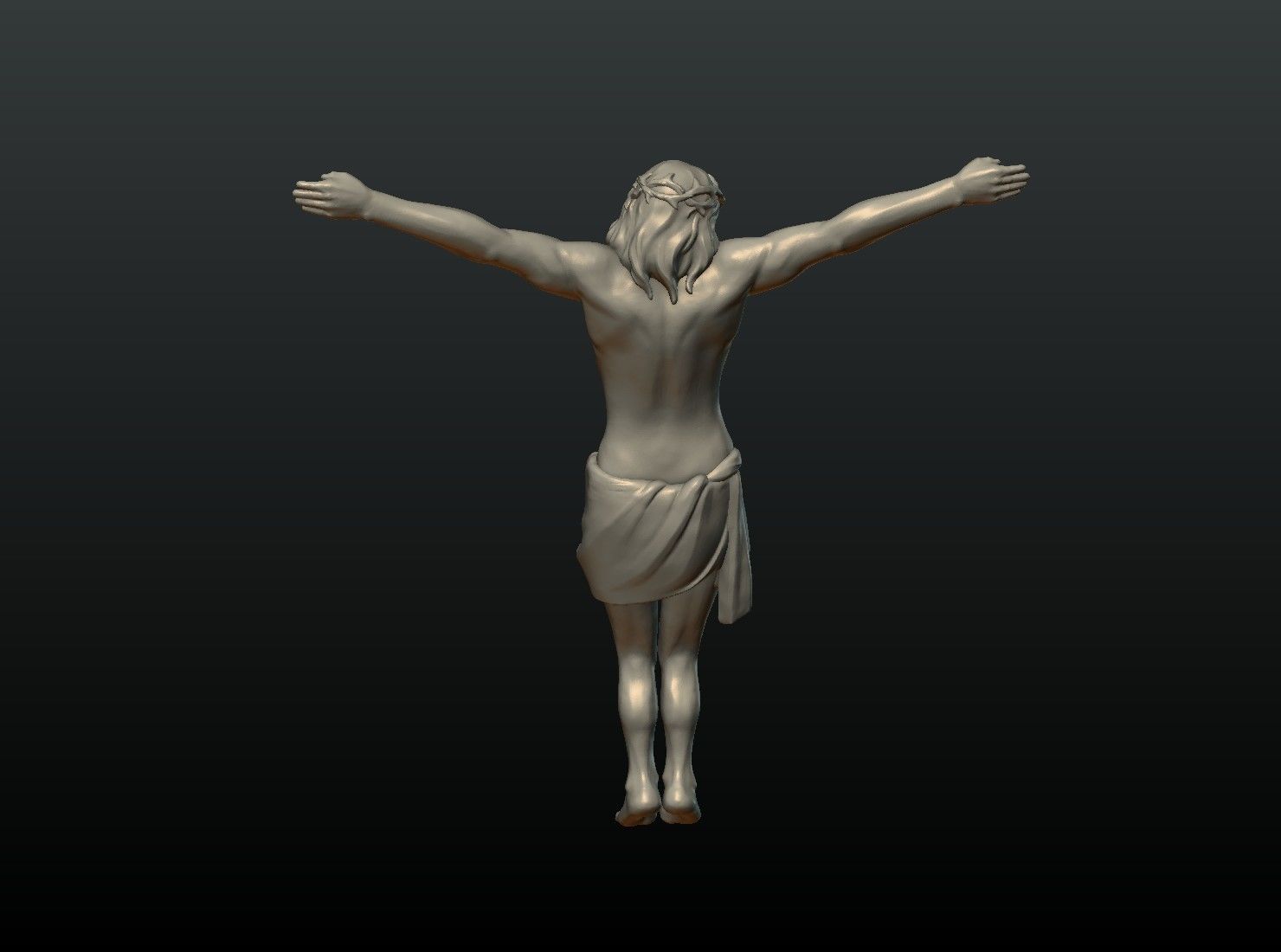 Crucifixion Jesus Christ 3D print model_13