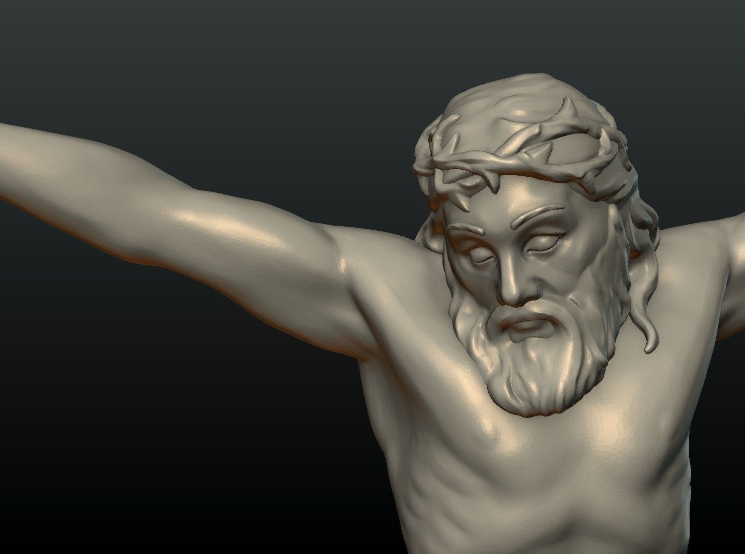 Crucifixion Jesus Christ 3D print model_18