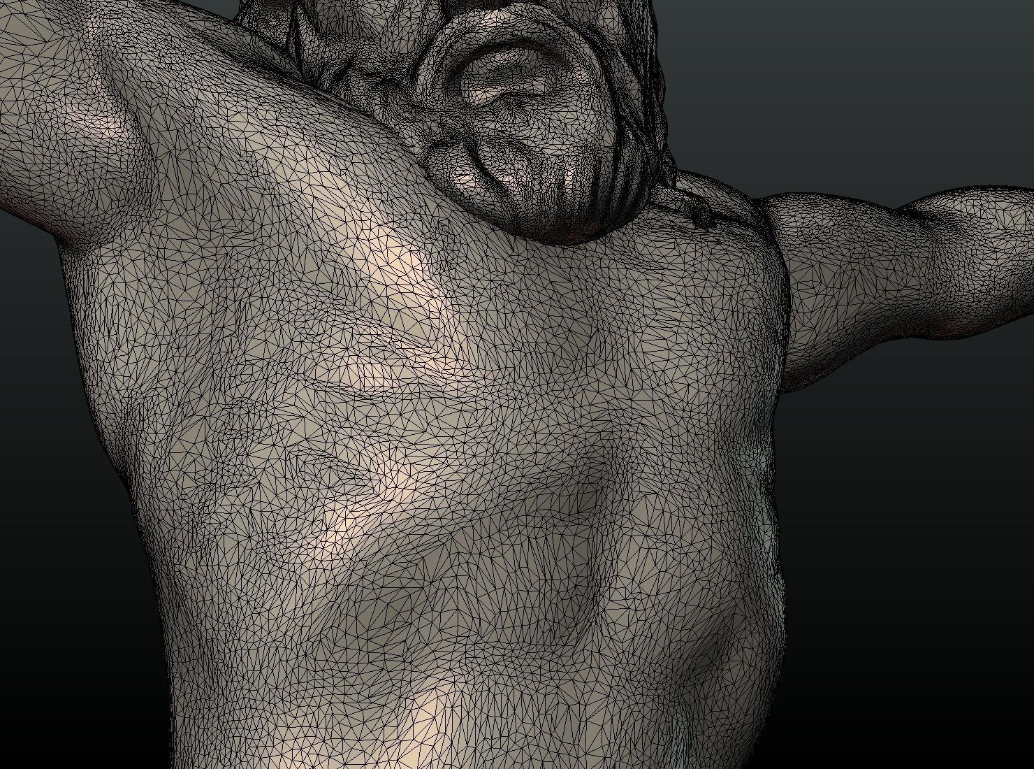 Crucifixion Jesus Christ 3D print model_25