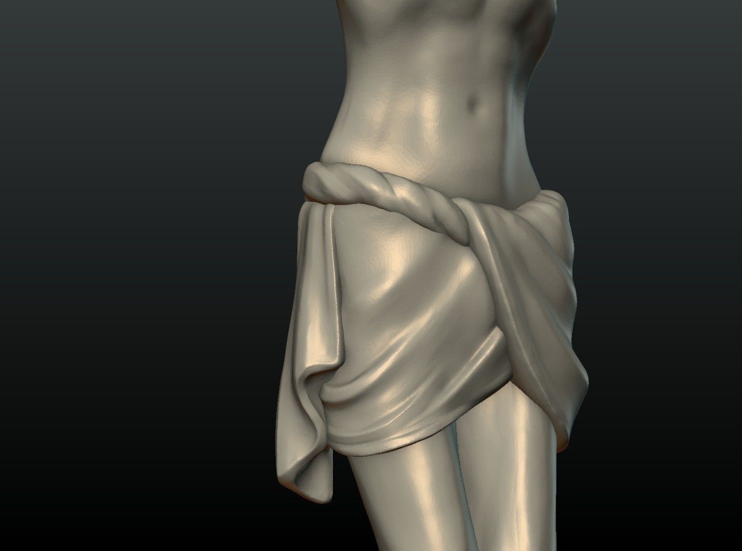 Crucifixion Jesus Christ 3D print model_21