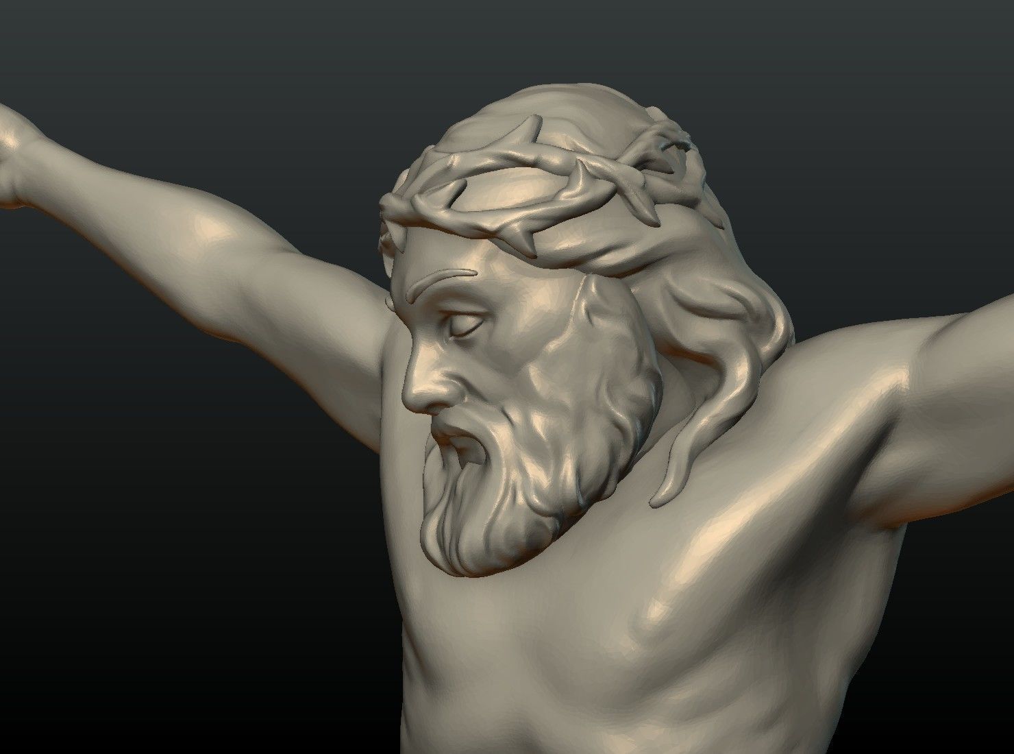 Crucifixion Jesus Christ 3D print model_16