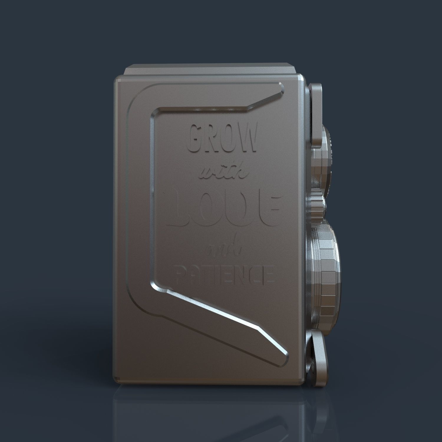 RETRO CAMERA FLOWERPOT 3D print model_18