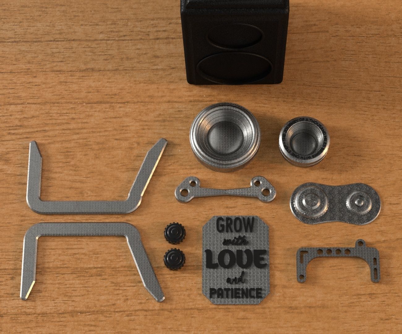 RETRO CAMERA FLOWERPOT 3D print model_3