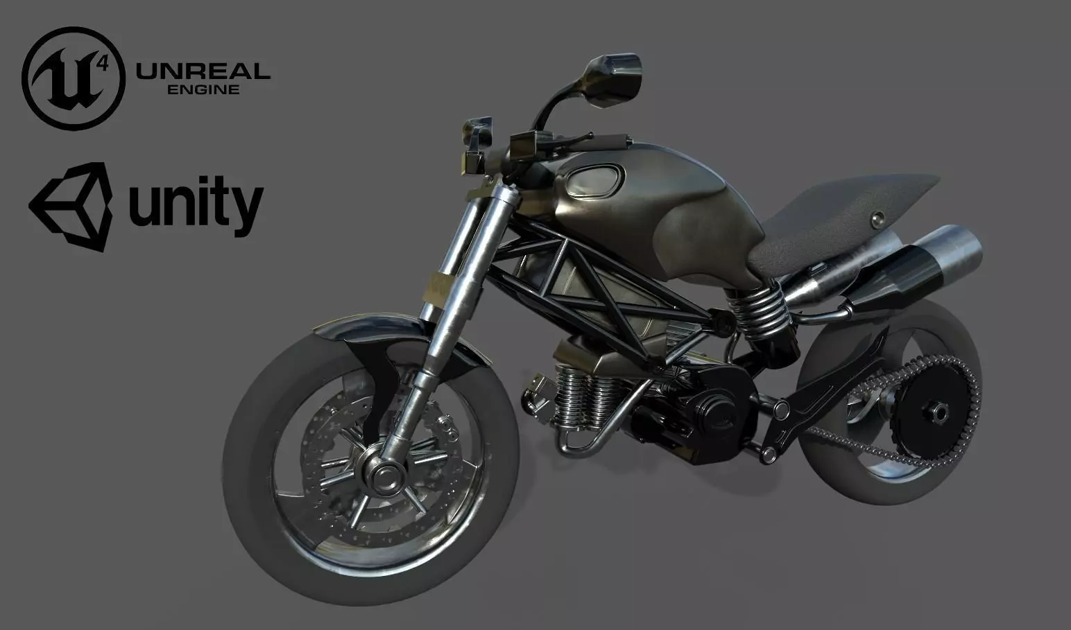 Bike1 gta san andreas motorcycle Free 3D model