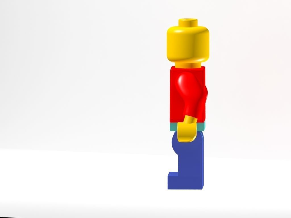 lego man 3D model_1