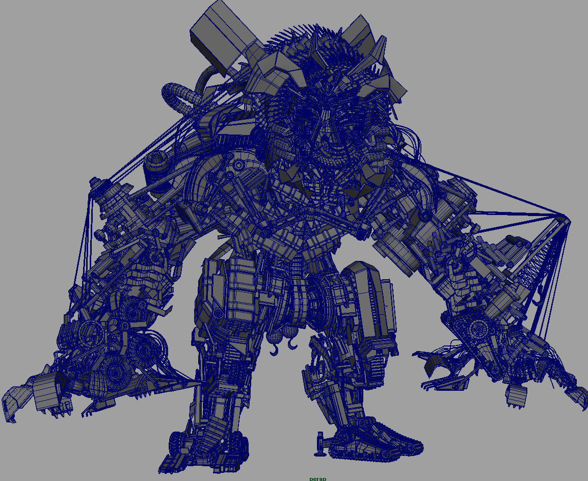 Transformers - devastator 3D model_4