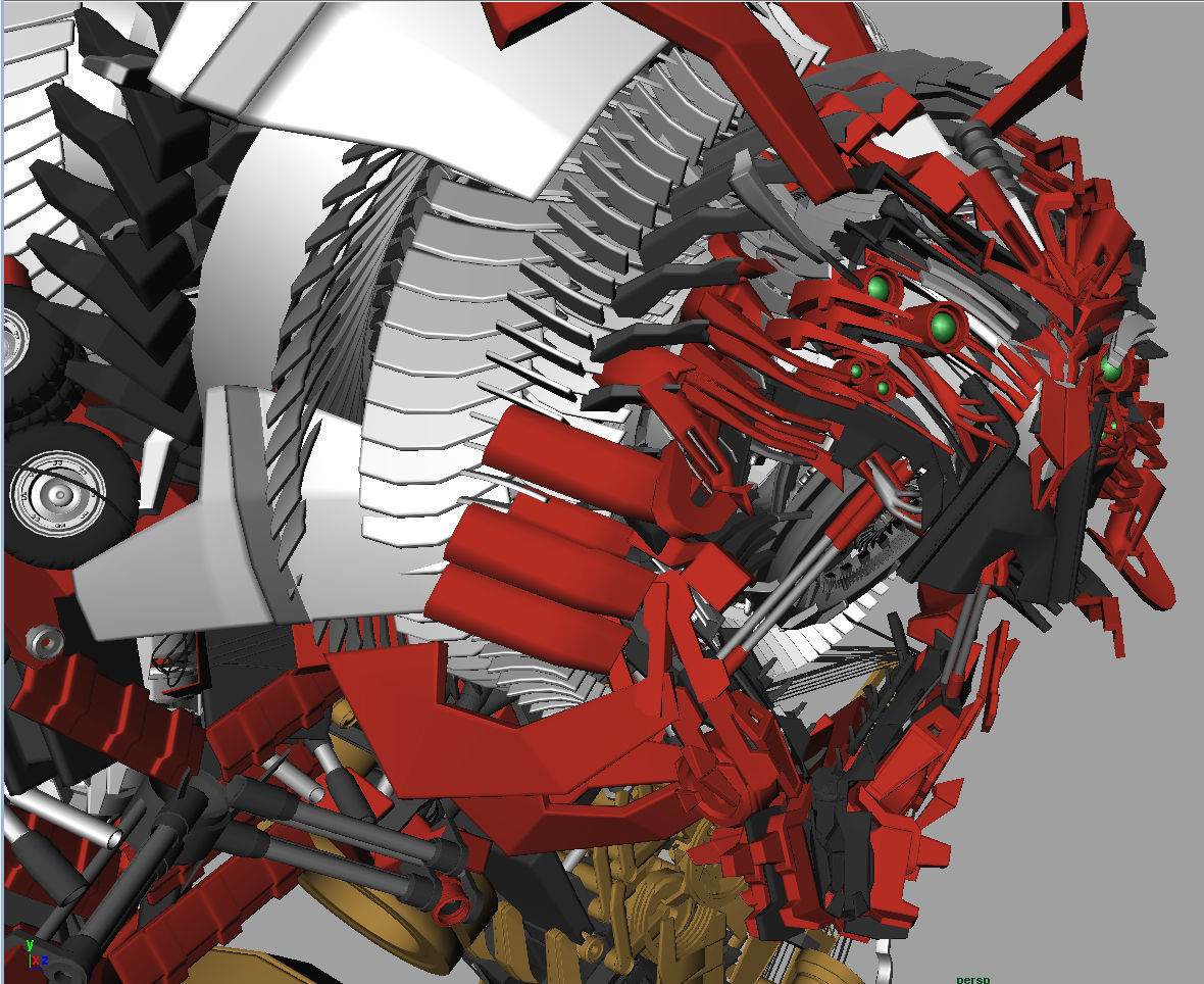 Transformers - devastator 3D model_3