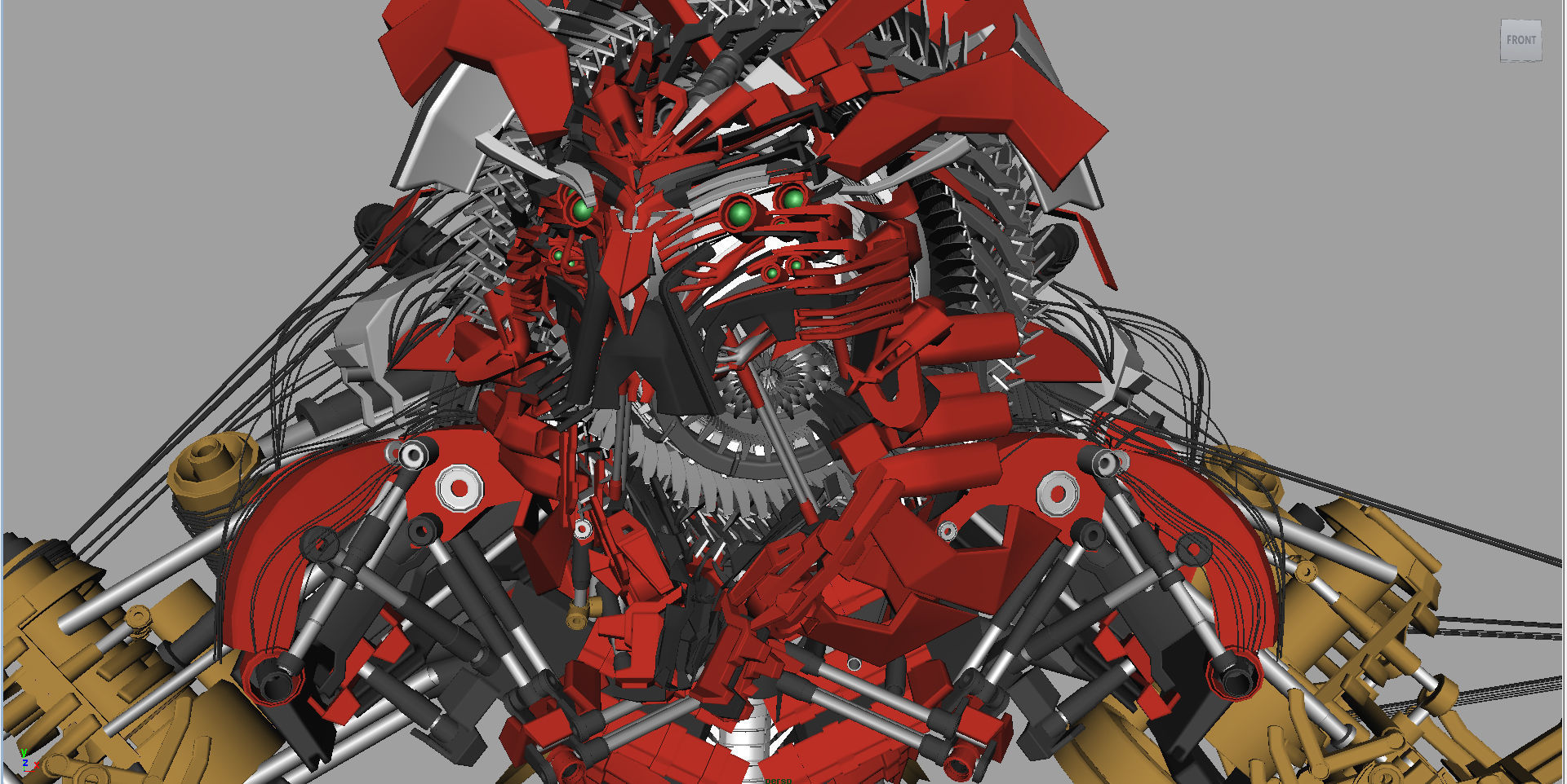 Transformers - devastator 3D model_2