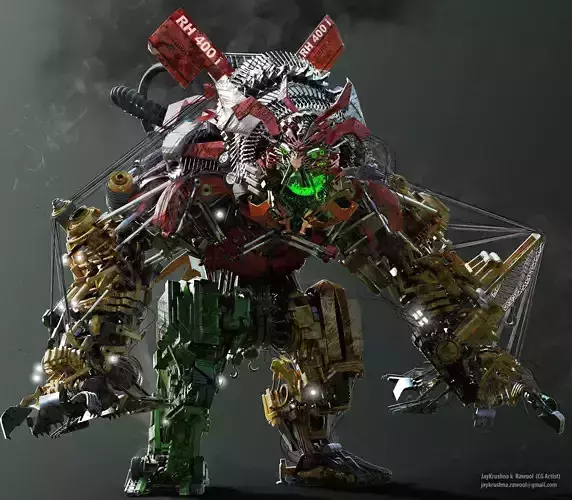Transformers - devastator 3D model