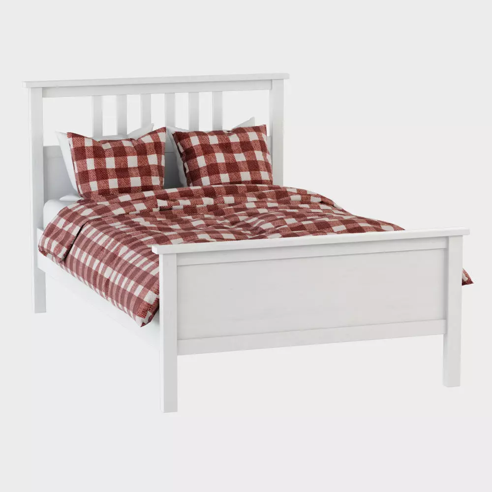 Bed Hemnes 3D model_0