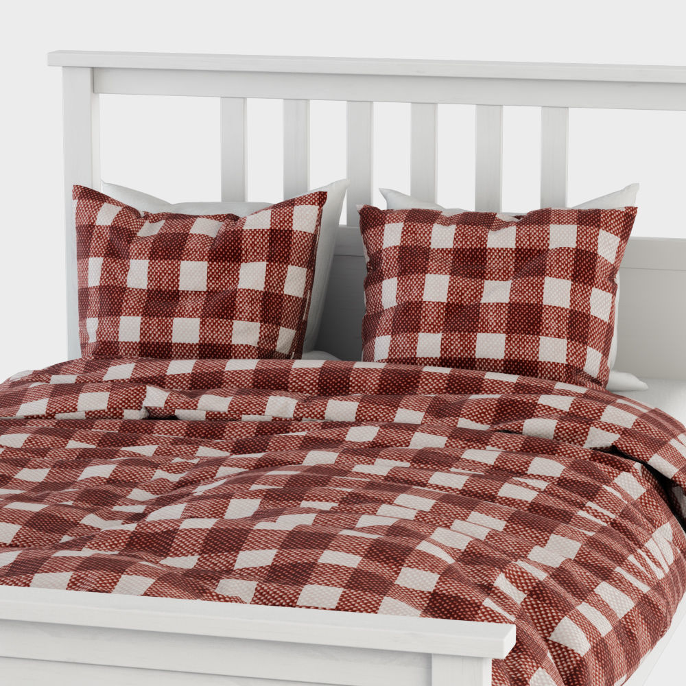 Bed Hemnes 3D model_3