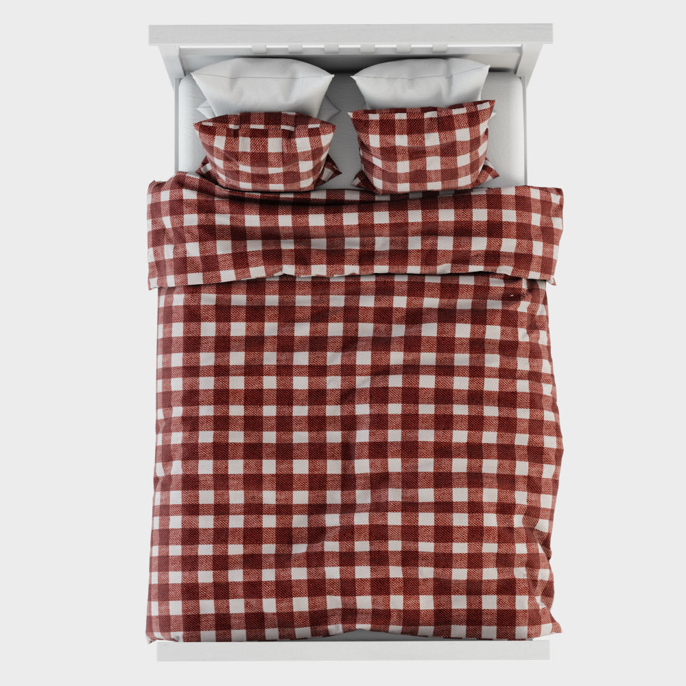 Bed Hemnes 3D model_5