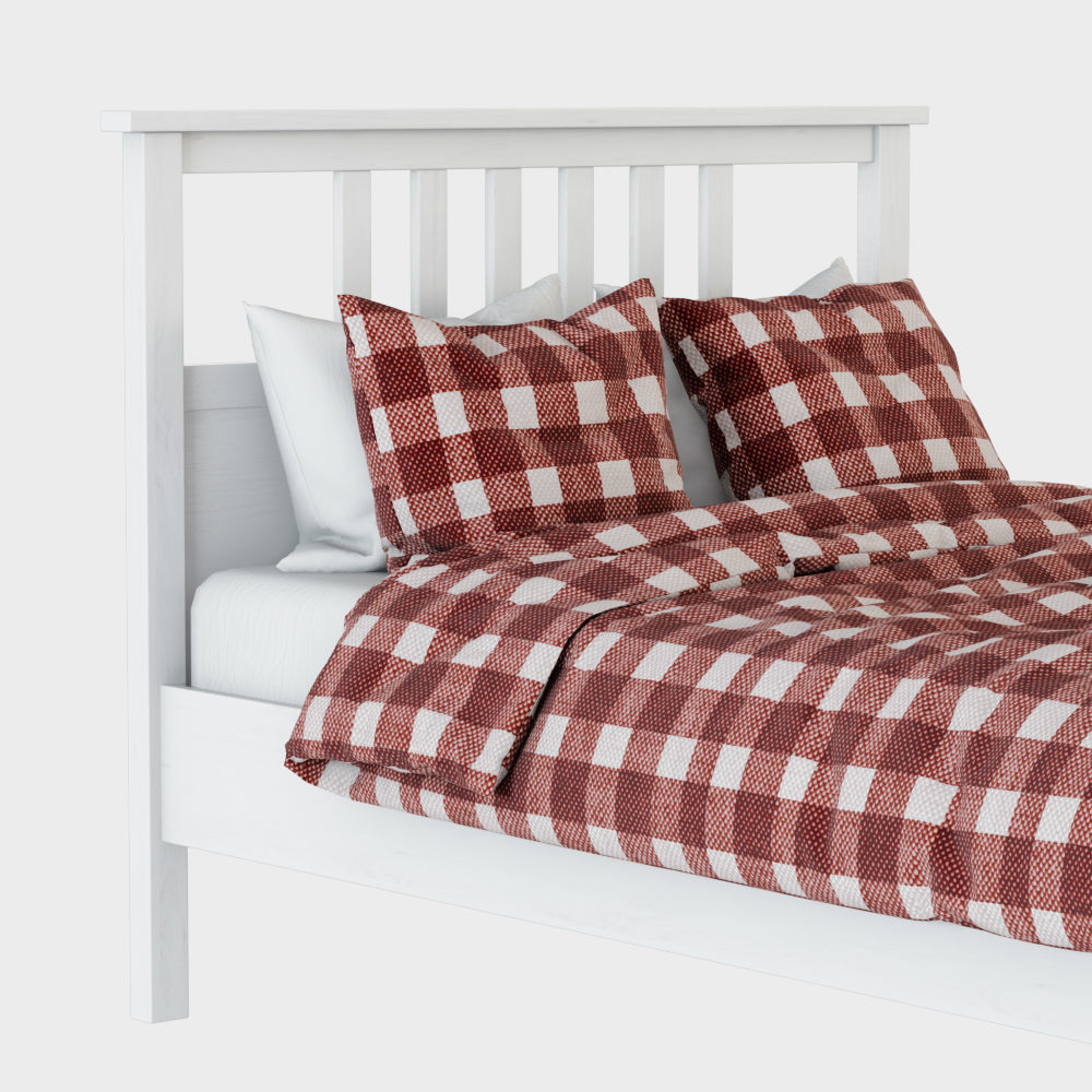 Bed Hemnes 3D model_2