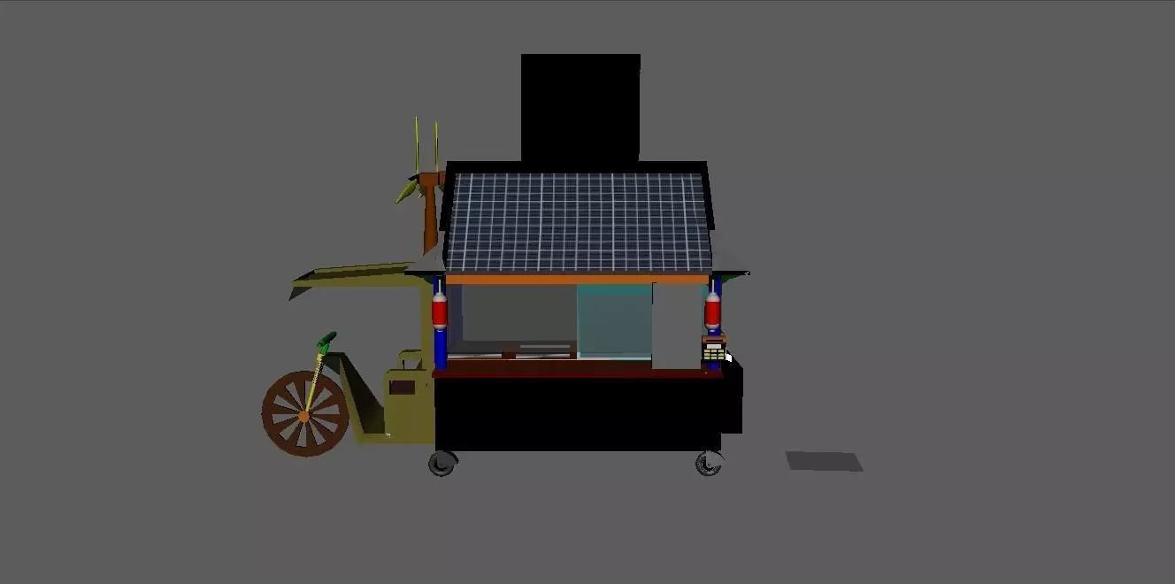 Food Cart 3D model