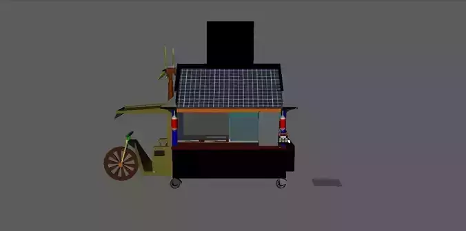 Food Cart 3D model