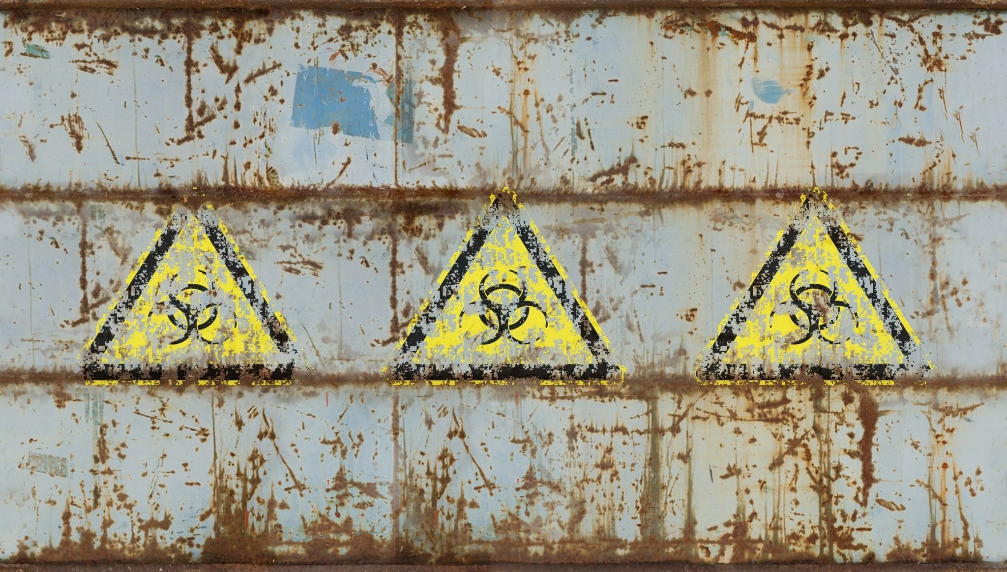 Old Blue Barrel Low-poly 3D model_9