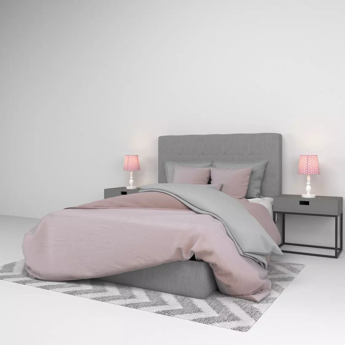 Valentina Bed 3D model