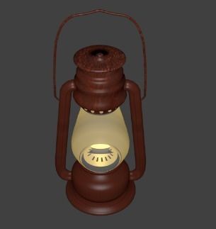 LALTEN OLD DAYS LAMP USED IN VILLAGES 3D model_3