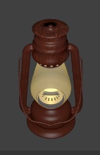 LALTEN OLD DAYS LAMP USED IN VILLAGES 3D model_2