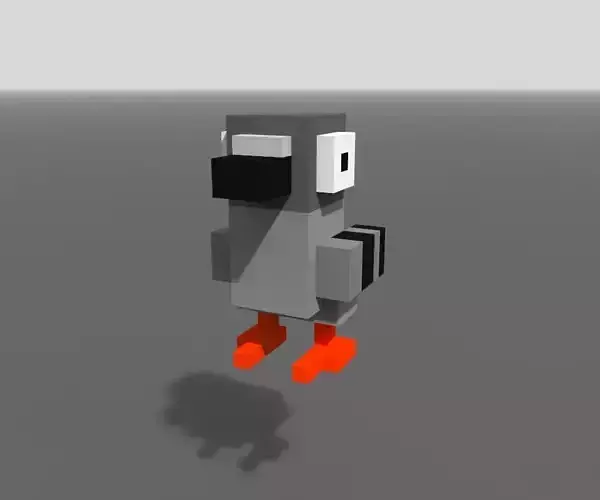 Voxel Poopy Pigeon