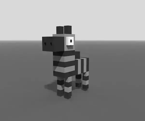 Voxel Zebra