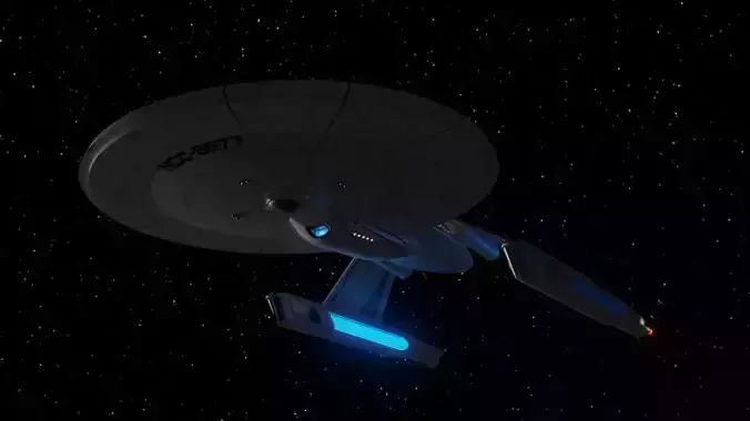 Shogun Class Light Cruiser 3D model