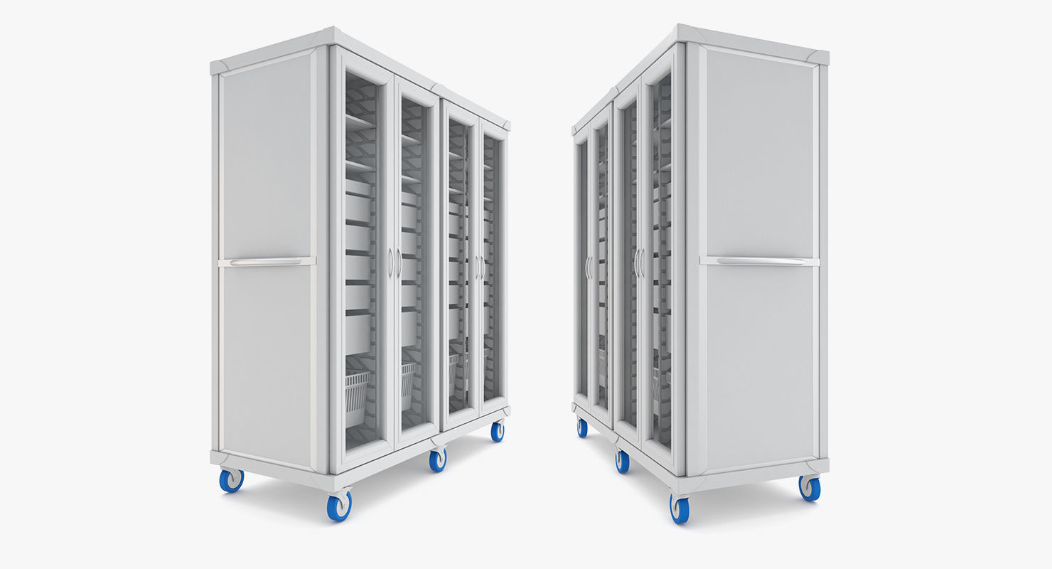 Medical - Supply Carts 4  3D model_3