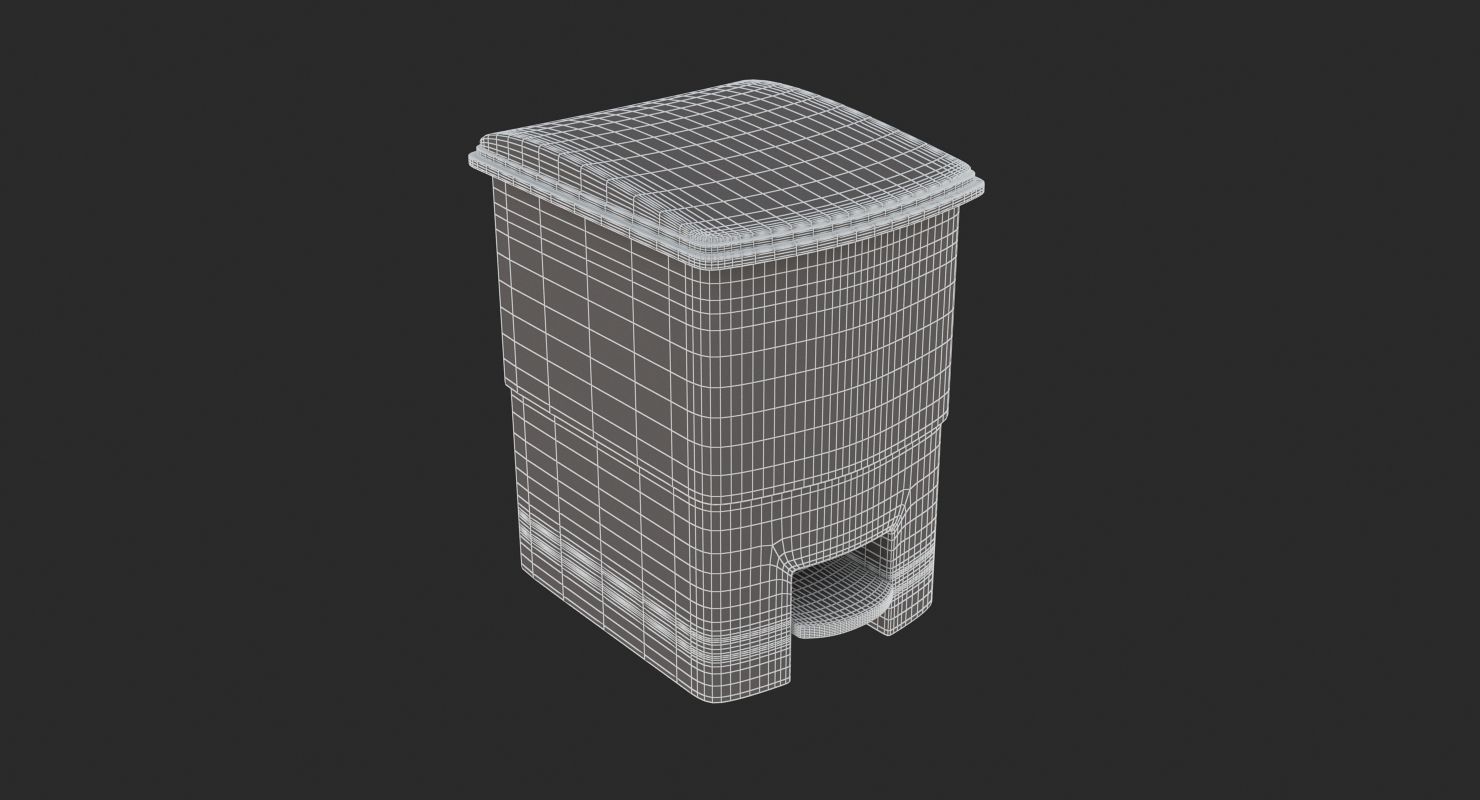 Medical - Trash Bin 3D model_7