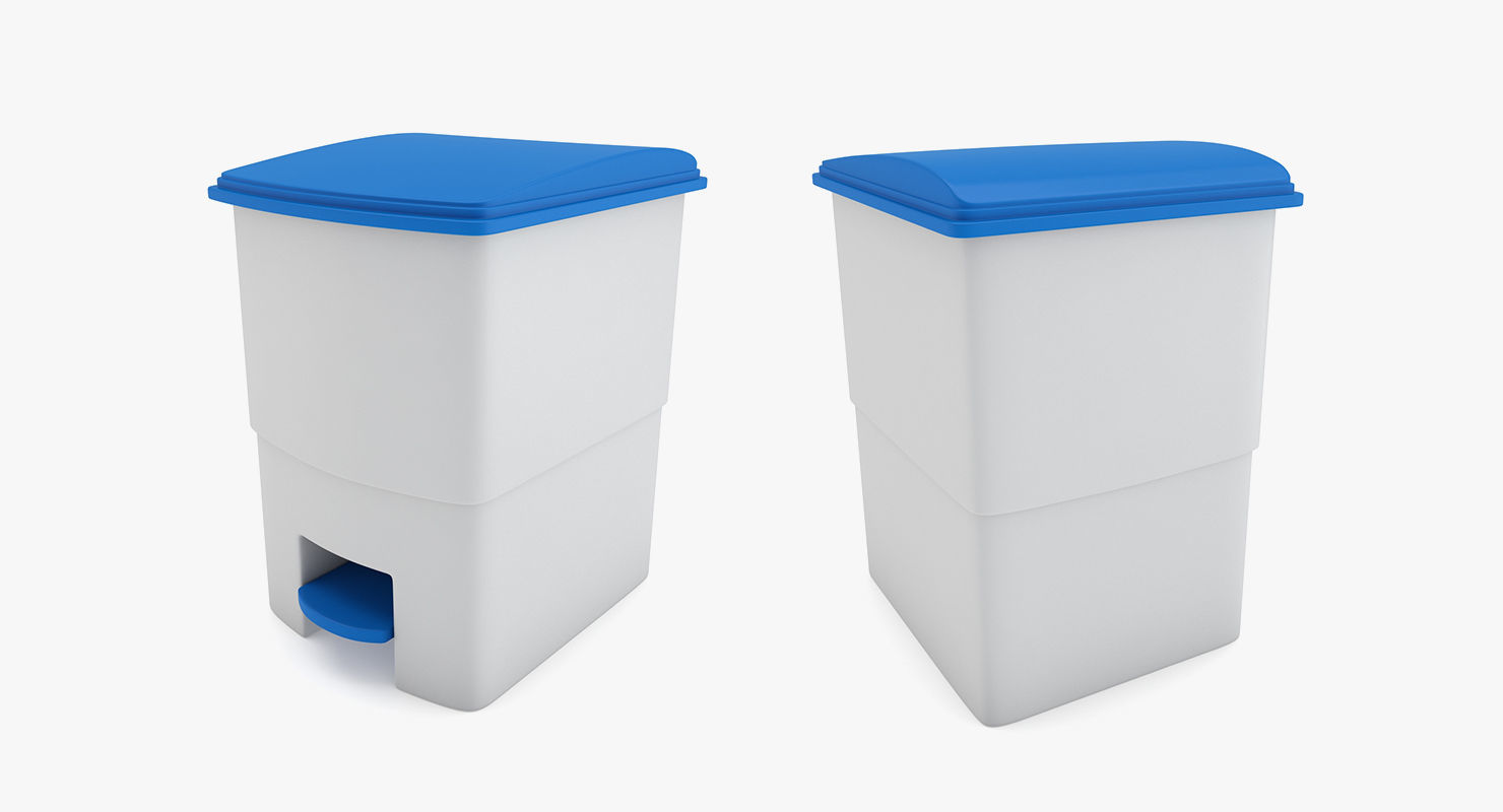 Medical - Trash Bin 3D model_2