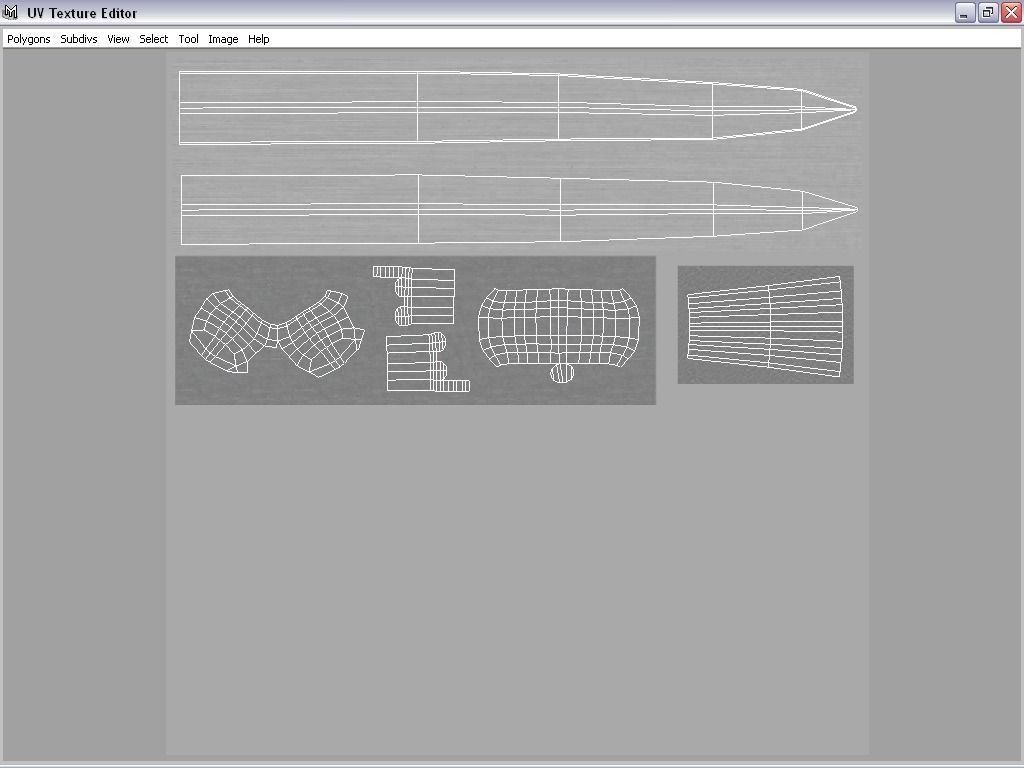 sword Low-poly 3D model_6