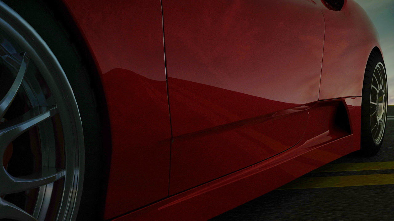 Ferrari  F430 Free low-poly 3D model_3