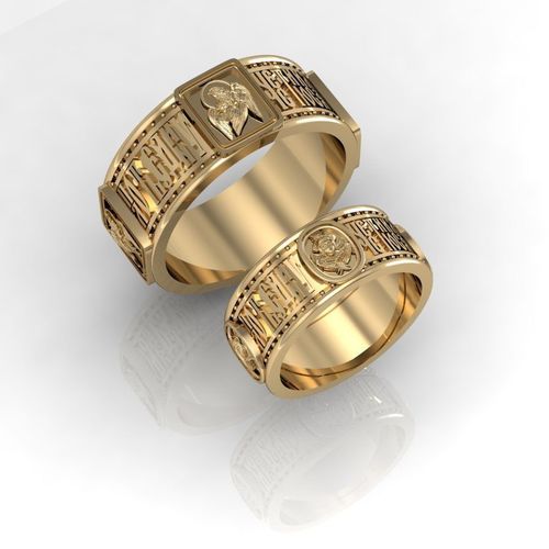 engagement rings  evangelists  3D print model