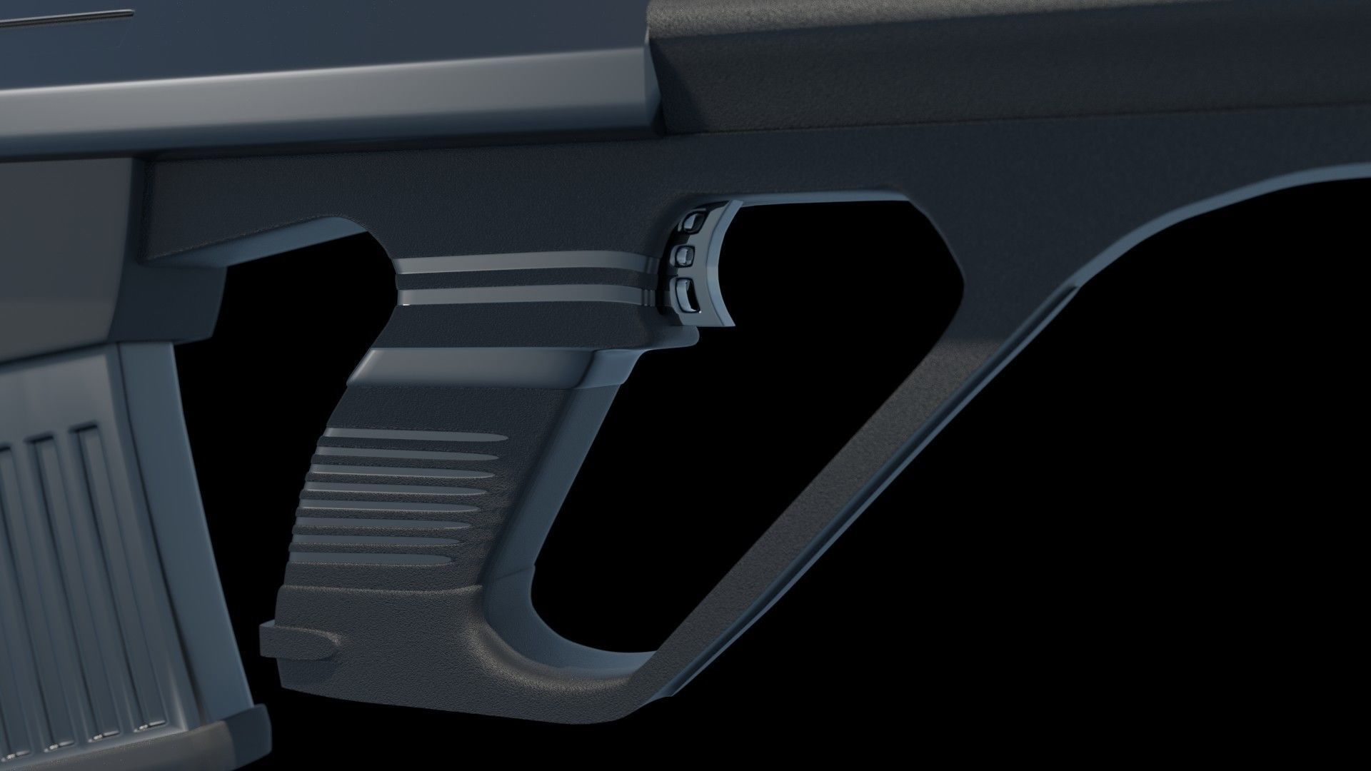 machine gun 3D model_1